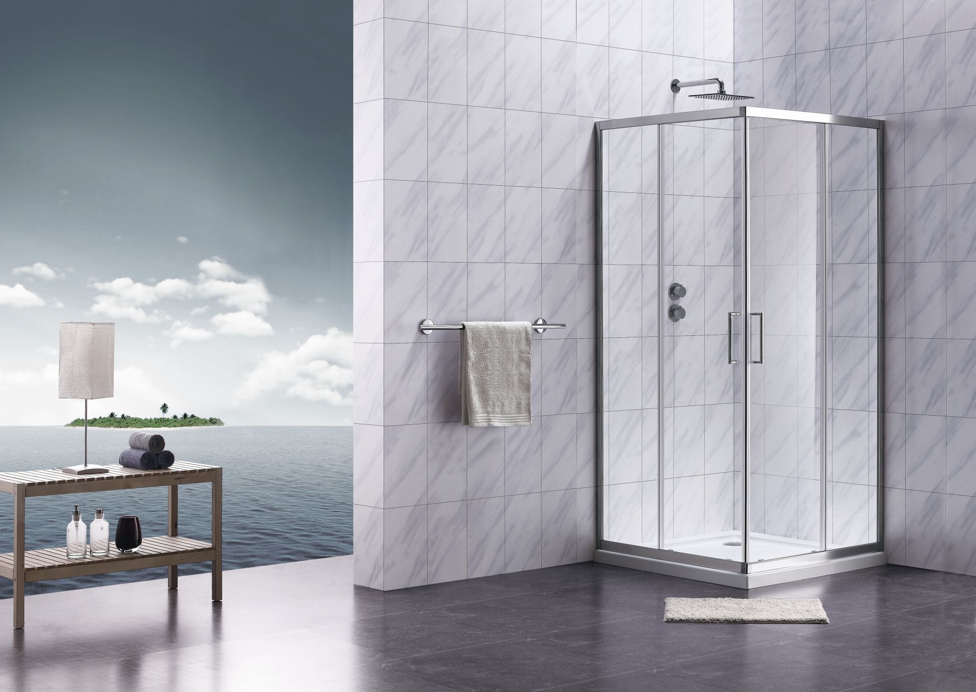 MONO  Sprchový kút štvorec